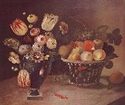William Buelow Gould Flowers and Fruit oil painting
